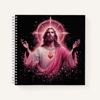 Roze Jezus notitieboek! Notitieboek