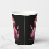 Roze Jezus papieren beker! Papieren Bekers (Rechts)