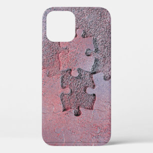 Roze Jigzaag Puzzle for Autism Awareness Maand Case-Mate iPhone Case
