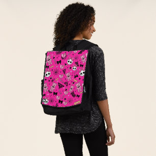 Roze Jirai Kei Rugzak Donkere Kawaii Goth Tas