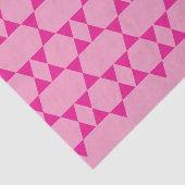 Roze Joodse ster paper Tissuepapier (Detail)