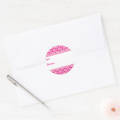 Roze joodse sterren cadeau Labels (Envelop)
