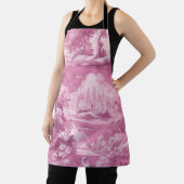 Roze Jouy-doek Schort (Insitu)