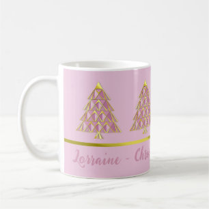 Roze Joyoux Noel Kerst Koffie Mok