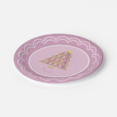 Roze Joyoux Noel Papier Bord (Gekanteld)