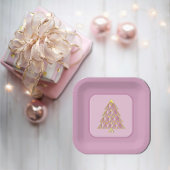 Roze Joyoux Noel Papier Bord