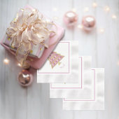 Roze Joyoux Noel Papier servet