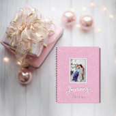 Roze Joyoux Noel Spiral Notitieboek