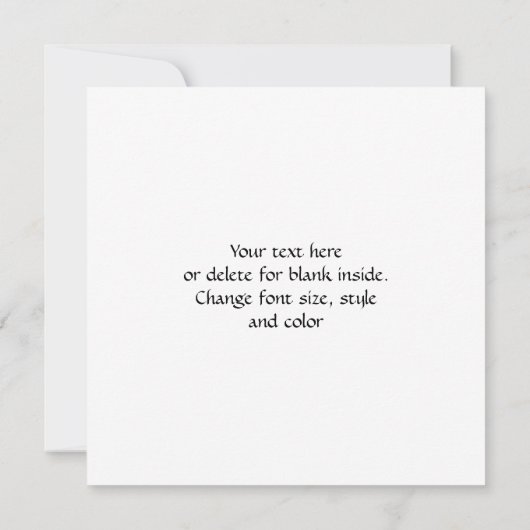 Roze juffrouw Slipper ventilator Hartelijk dank Bedankkaart (Achterkant)