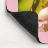 Roze juli Blooms Muismat (Hoek)