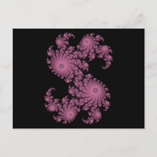 Roze Julia 324048 Briefkaart (Voorkant)