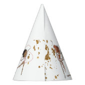 Roze Jump & Tumble Gymnastiek Verjaardagsfeest Feesthoedjes (Achterkant)