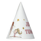 Roze Jump & Tumble Gymnastiek Verjaardagsfeest Feesthoedjes (Links)