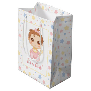 Roze jumpsuit voor babymeisje medium cadeauzakje