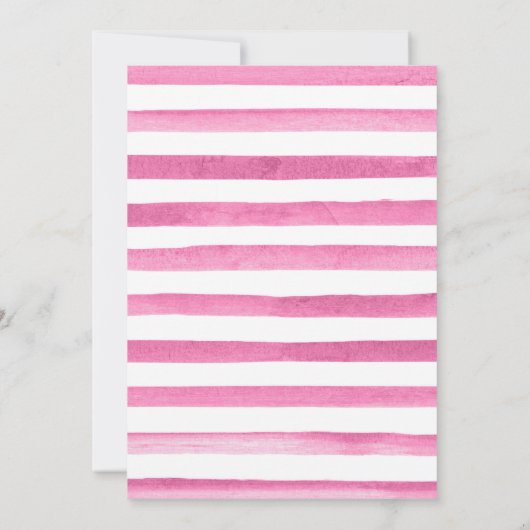 Roze Jurk Blonde Prinses Sweet 16 Kaart (Achterkant)