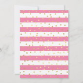 Roze Jurk Brunette Western Princess Sweet 16 Kaart (Achterkant)