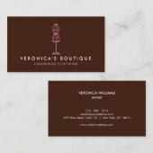  Roze Jurk Form III Boutique Visitekaartje (Voorkant / Achterkant)