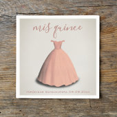 Roze jurk Quinceañera mis quince tafel decor Servet