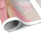 Roze jurk sheltie cadeaupapier (Rol Hoek)