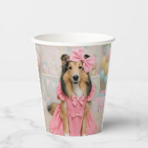 Roze jurk sheltie