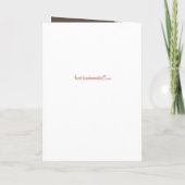  roze jurkje ben jij mijn Bloemenmeisje? Kaart (Achterkant)