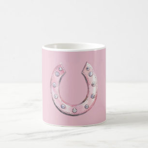 Roze Juweel Hoefijzer Koffiemok