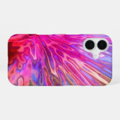 Roze juweeltonen iPhone 16 hoesje (Achterkant horizontaal)