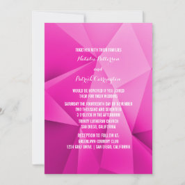 Roze juwelen weddenschap kaart