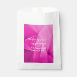 Roze juwelen weddenschappen voor handbagage bedankzakje