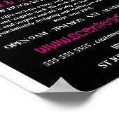 Roze kaars, kaars en zeep Maker Adverteren Poster (Hoek)