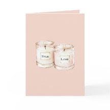 Roze Kaarsen Echte Liefde
