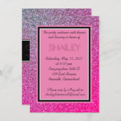 Roze kaart met reserveonderdelen (Voorkant / Achterkant)