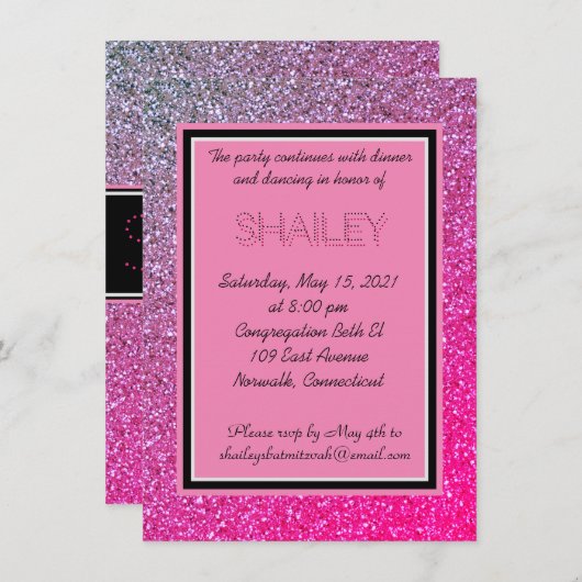 Roze kaart met reserveonderdelen (Voorkant / Achterkant)