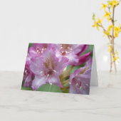 Roze Kaart Rhody (Gele Bloem)