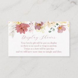 Roze Kaart voor bloei Shower-behuizing