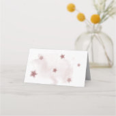 roze kaart voor bloemkool plaatskaartje (Achterkant)