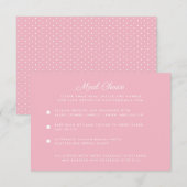 Roze kaart voor kiezen (Voorkant / Achterkant)