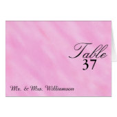 Roze Kaarten voor Blush Wedloop Tent (Voorkant Horizontaal)