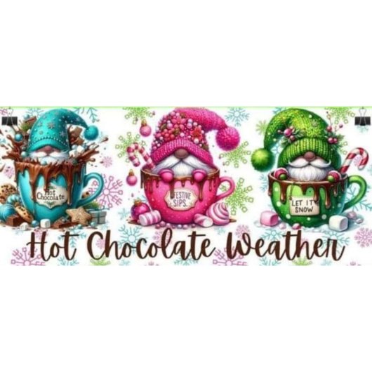 Roze Kabouter Warme Chocolade Weer Mok