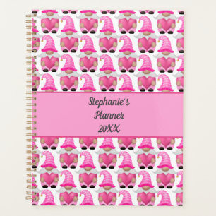 Roze kabouters harten bosland Scandinavische cute Planner