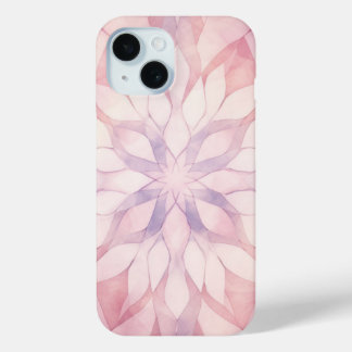 Roze Kaleidoscoop iPhone 15 Case