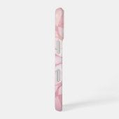 Roze Kaleidoscoop iPhone 16 Hoesje (Rechterkant)