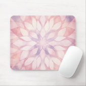 Roze Kaleidoscoop Muismat (Met muis)