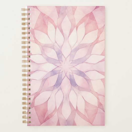 Roze Kaleidoscoop Planner (Voorkant)