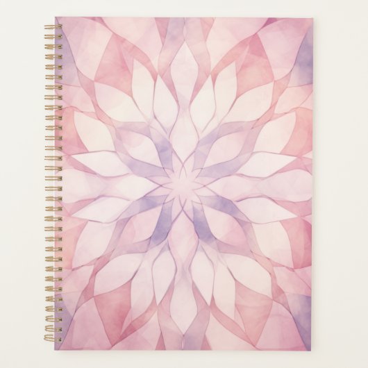 Roze Kaleidoscoop Planner (Voorkant)