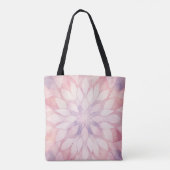 Roze Kaleidoscoop Tote Bag (Achterkant)