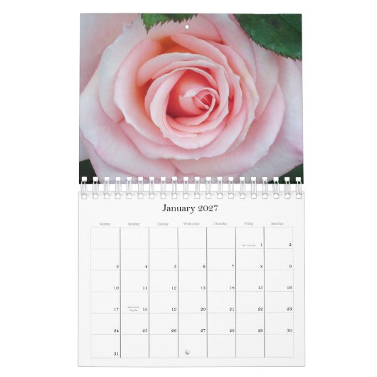 Roze kalender 2011 Floral (Jan 2027)