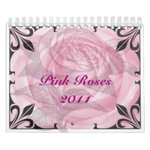 Roze kalender 2011 Floral