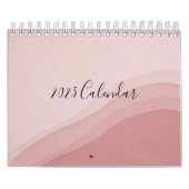 Roze kalender met abstracte kunst (Hoes)