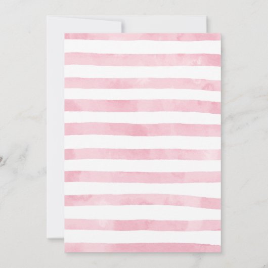 Roze Kalligrafie Spa Party Uitnodiging voor verjaa (Achterkant)